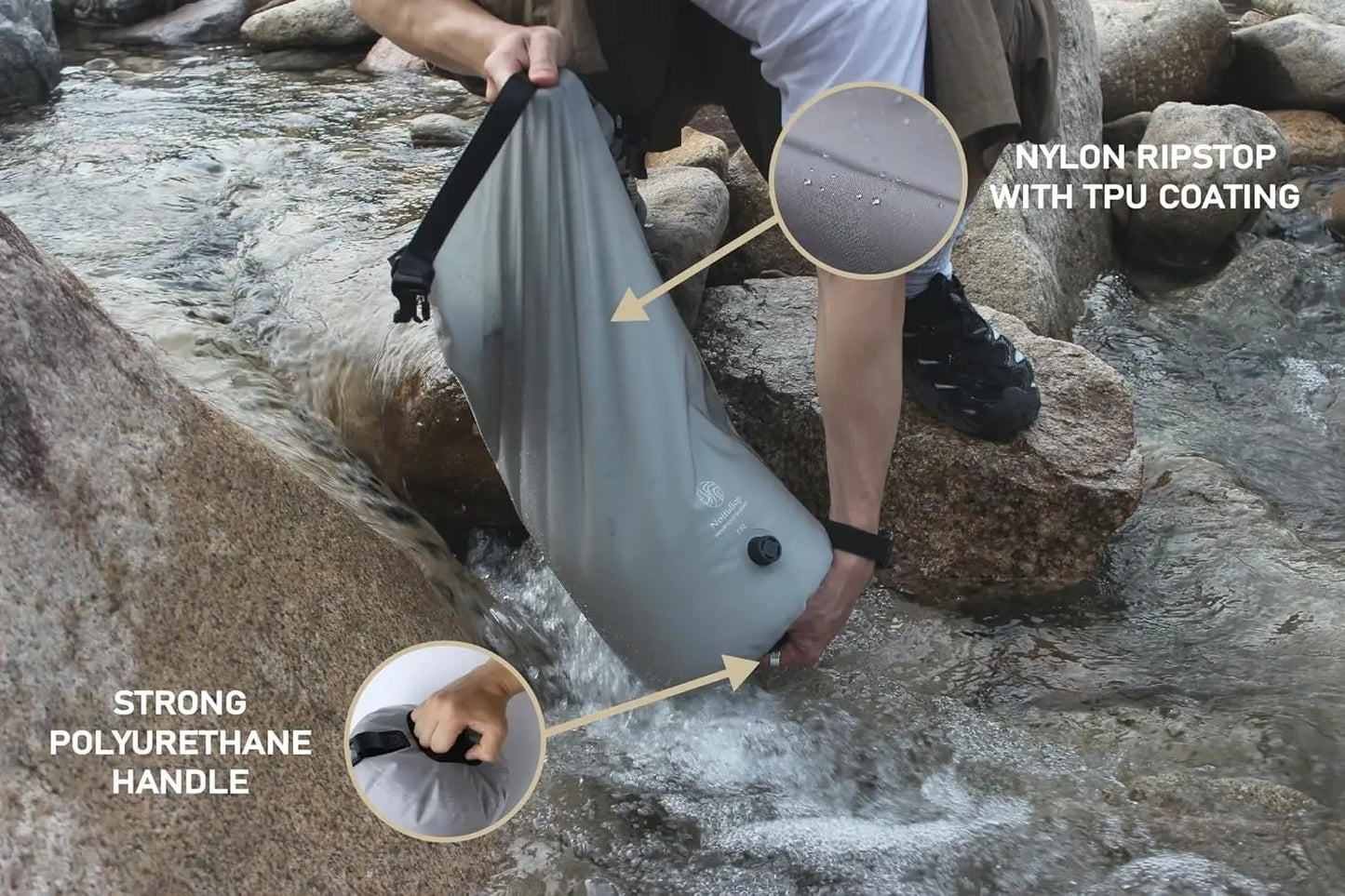 Portable 15L Waterproof Washbag