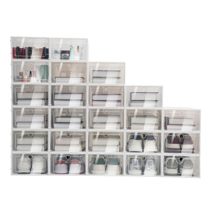 20PCS/24PCS Foldable Flip Shoe Boxes Set
