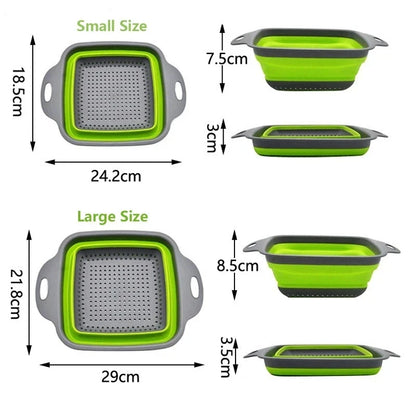 Folding Silicone Drain Basket