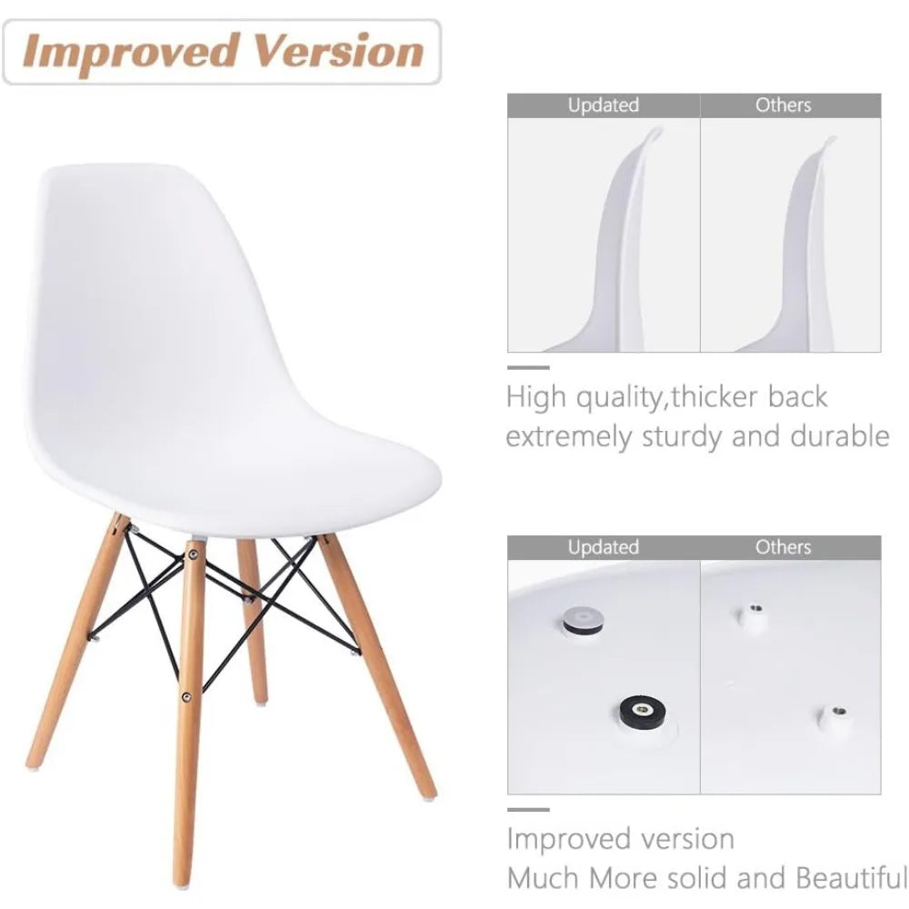 Modern Shell Dining Chair Set of 4