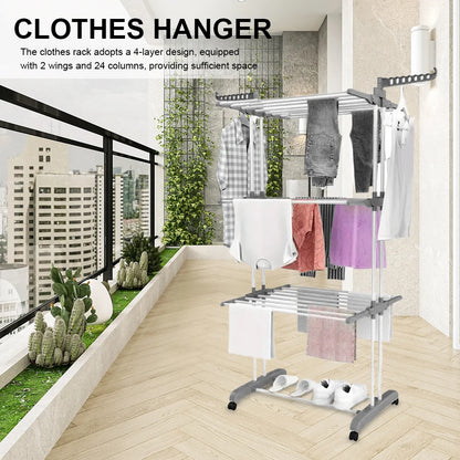 4-Tier Foldable Drying Rack