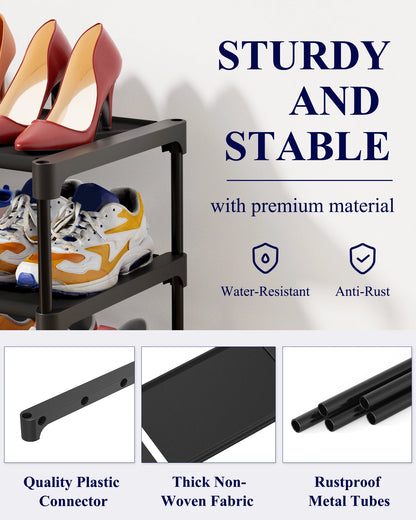 3-Tier Shoe Rack