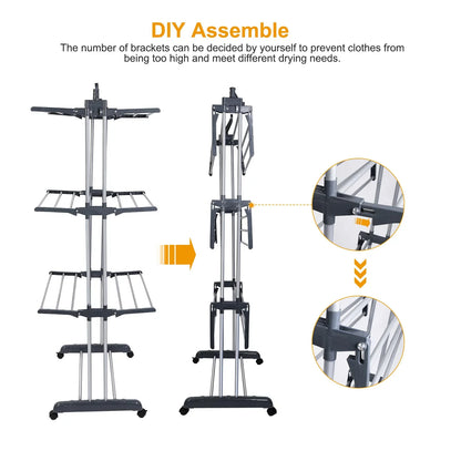 Clothes Drying Rack Stand