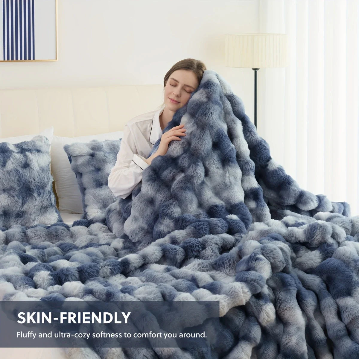 Bubble Fleece Blanket