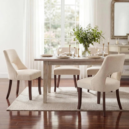 Wooden Dining Chairs Set of 2
