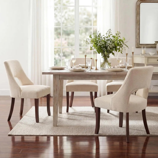 Wooden Dining Chairs Set of 2