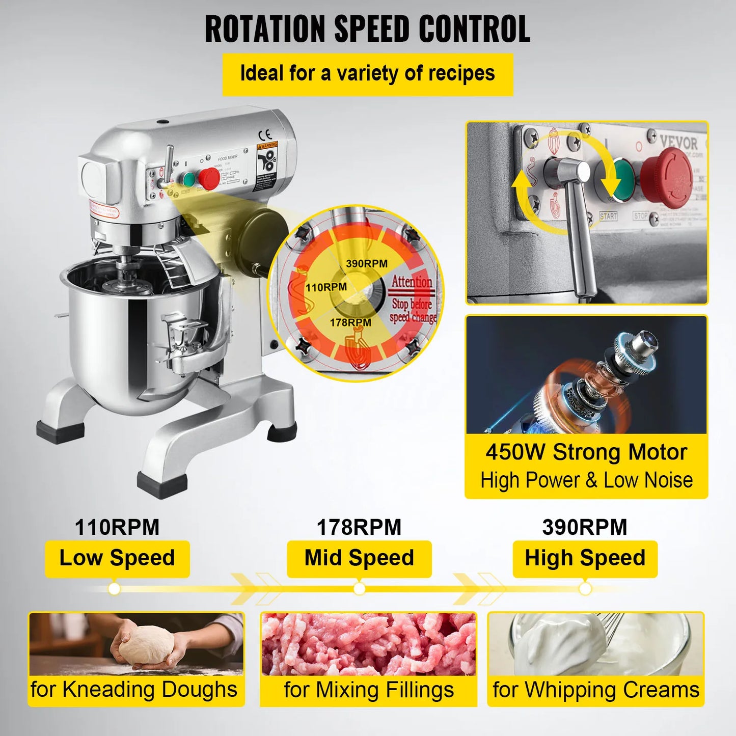 10-30L Electric Dough Machine