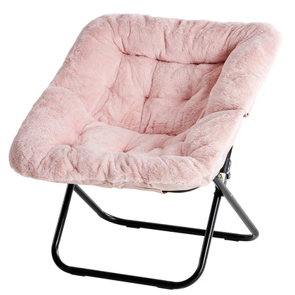 28IN Cozy Saucer Chairs Soft Faux Fur