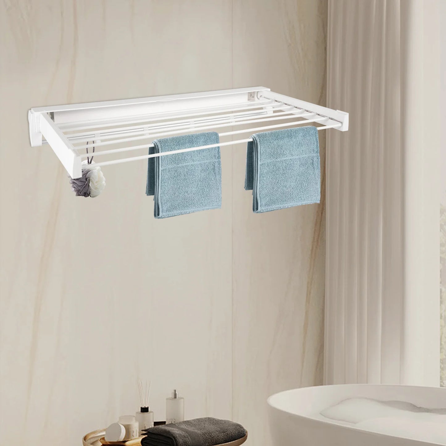 Extendable Foldable Wall Clothes Dryer