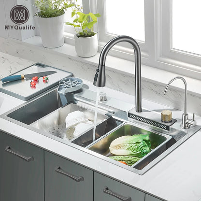 Brushed Nickel Stainless Steel Kitchen