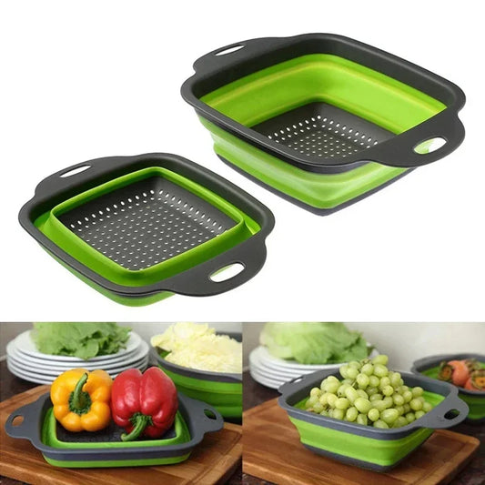 Folding Silicone Drain Basket