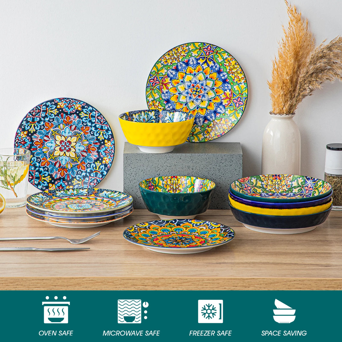 12/16/18/24 Piece Ceramic Dinnerware