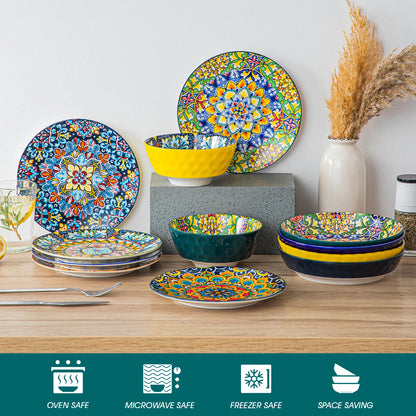 12/16/18/24 Piece Ceramic Dinnerware