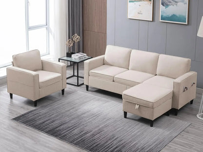 4 Piece Living Room Sofa Sets