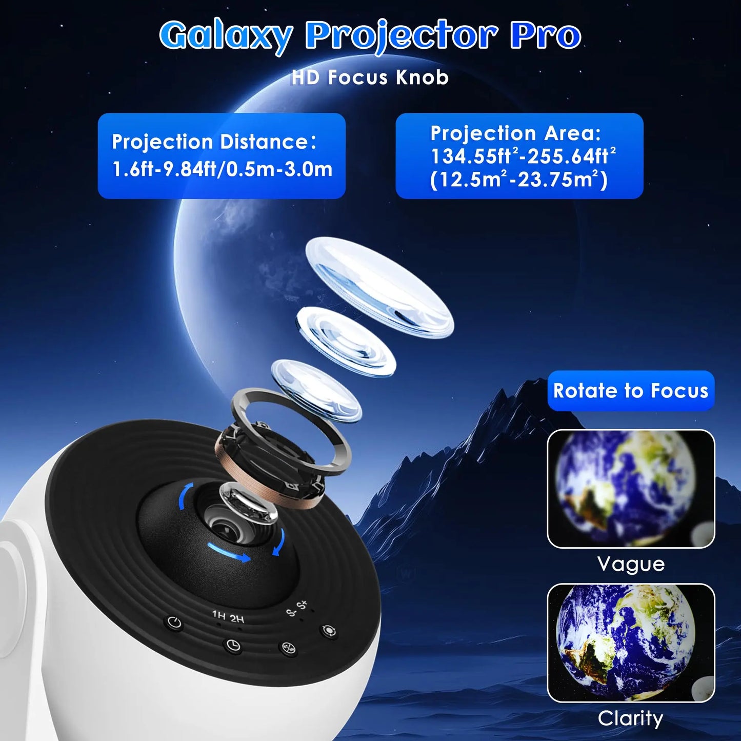 Galaxy Projector for Bedroom