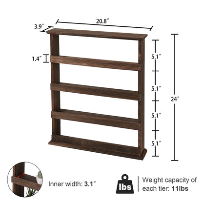Wall Mounted 4-Tier Rack
