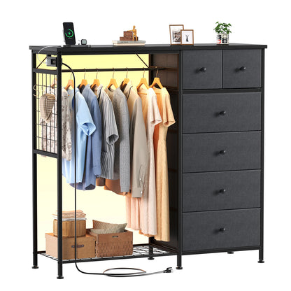 6 Drawer Fabric Dresser