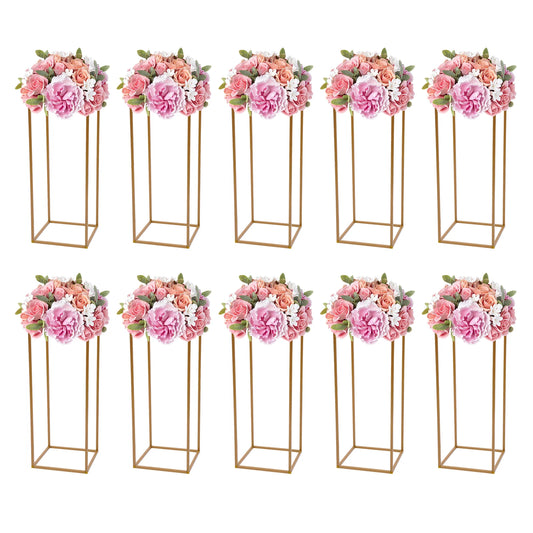10Pcs Wedding Flower Stand Set