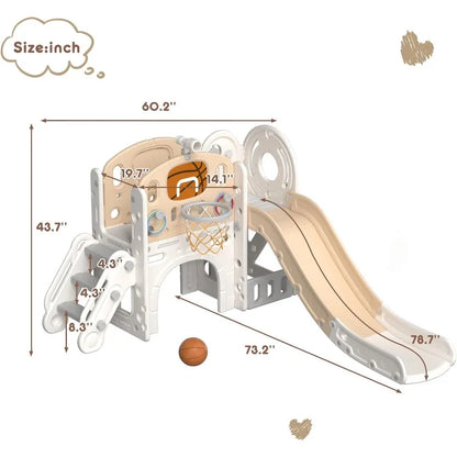 8 in 1 Toddler Slide and Climber Plus More