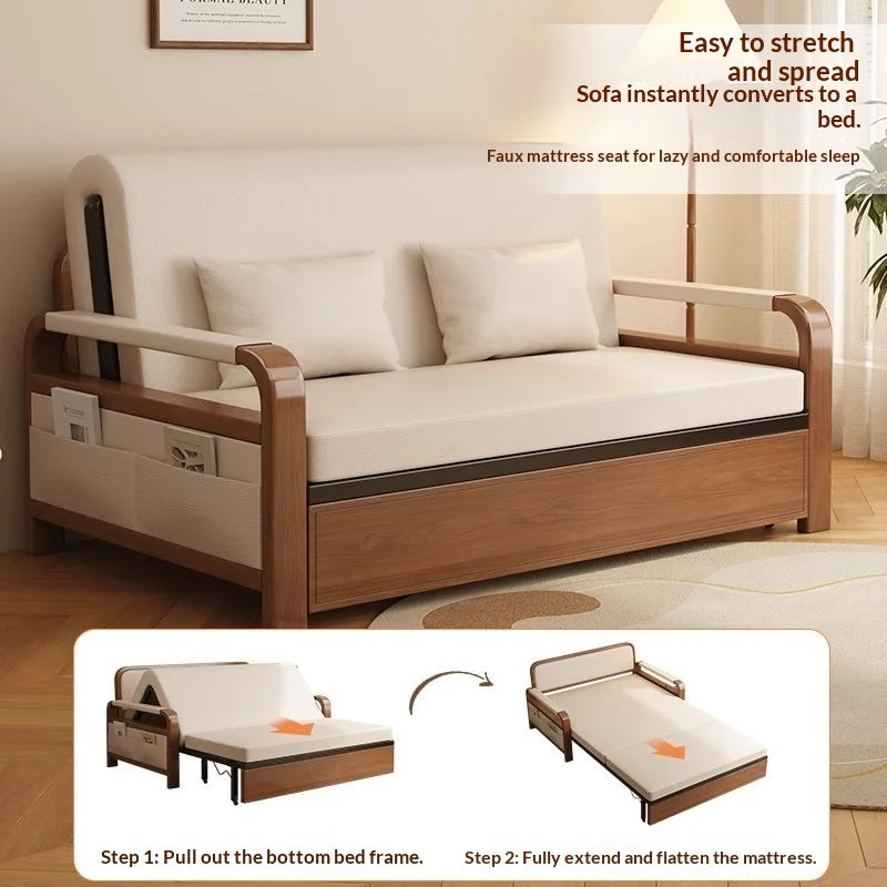 Light Luxury Foldable Sofa Bed