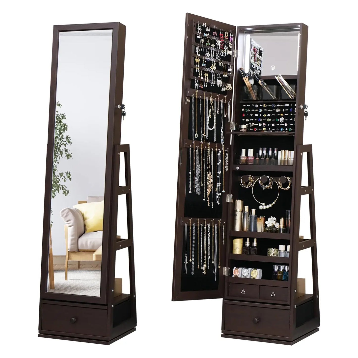 Rotatable Full Length Mirror