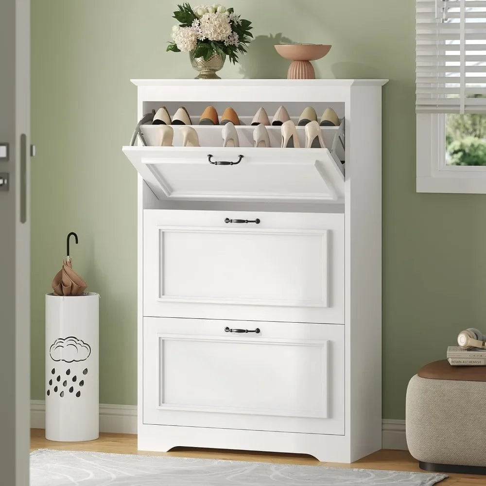 2-Piece Shoe Cabinet Set