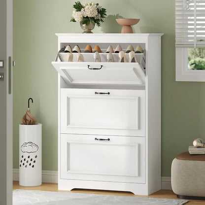 2-Piece Shoe Cabinet Set