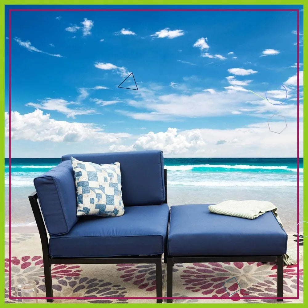 2 Piece Outdoor Patio Furniture