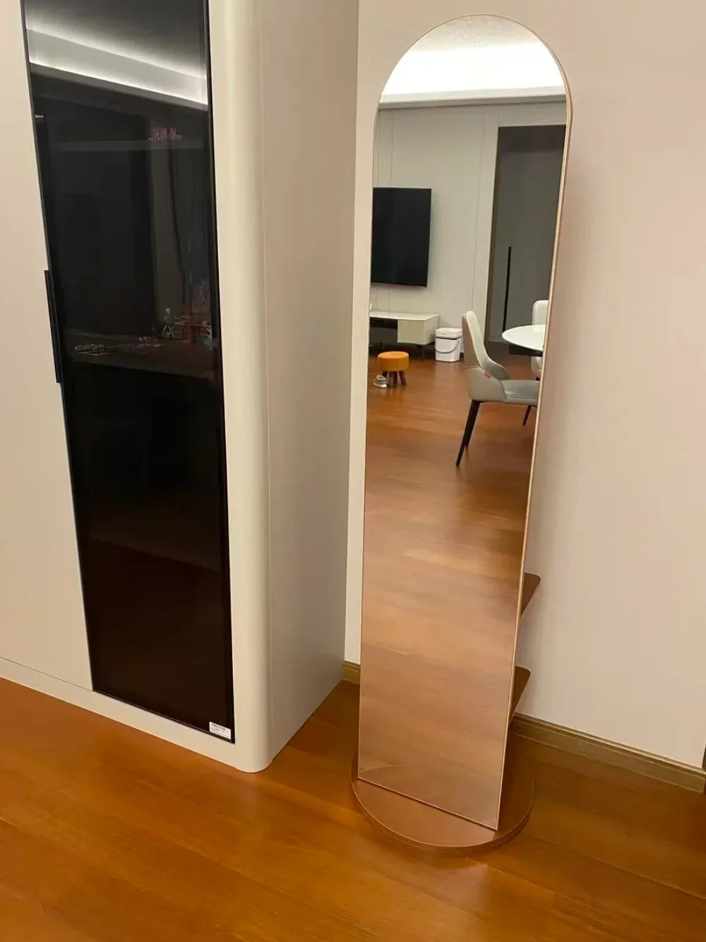 Solid Wood Floor Mirror