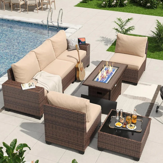 7 Pieces Patio Furniture Set