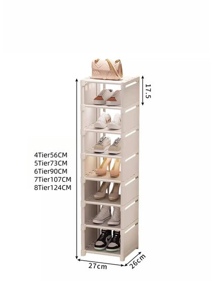 1 Piece Dustproof Single-Row Multi-Layer Shoe Organizer