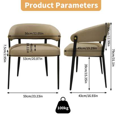 Set of 2 Luxury  Dining Chairs