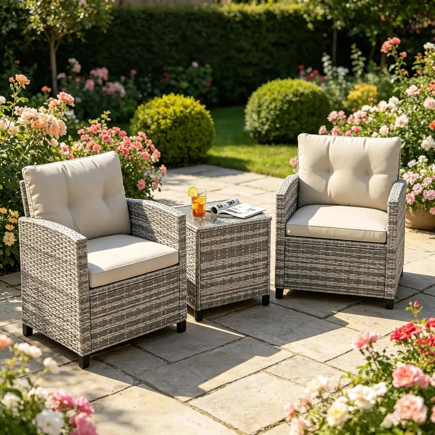 3 Piece  Patio Furniture Set