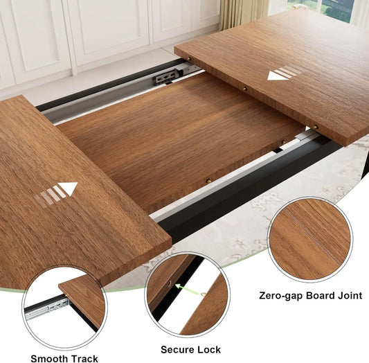7-Piece Extendable Dining Table Set