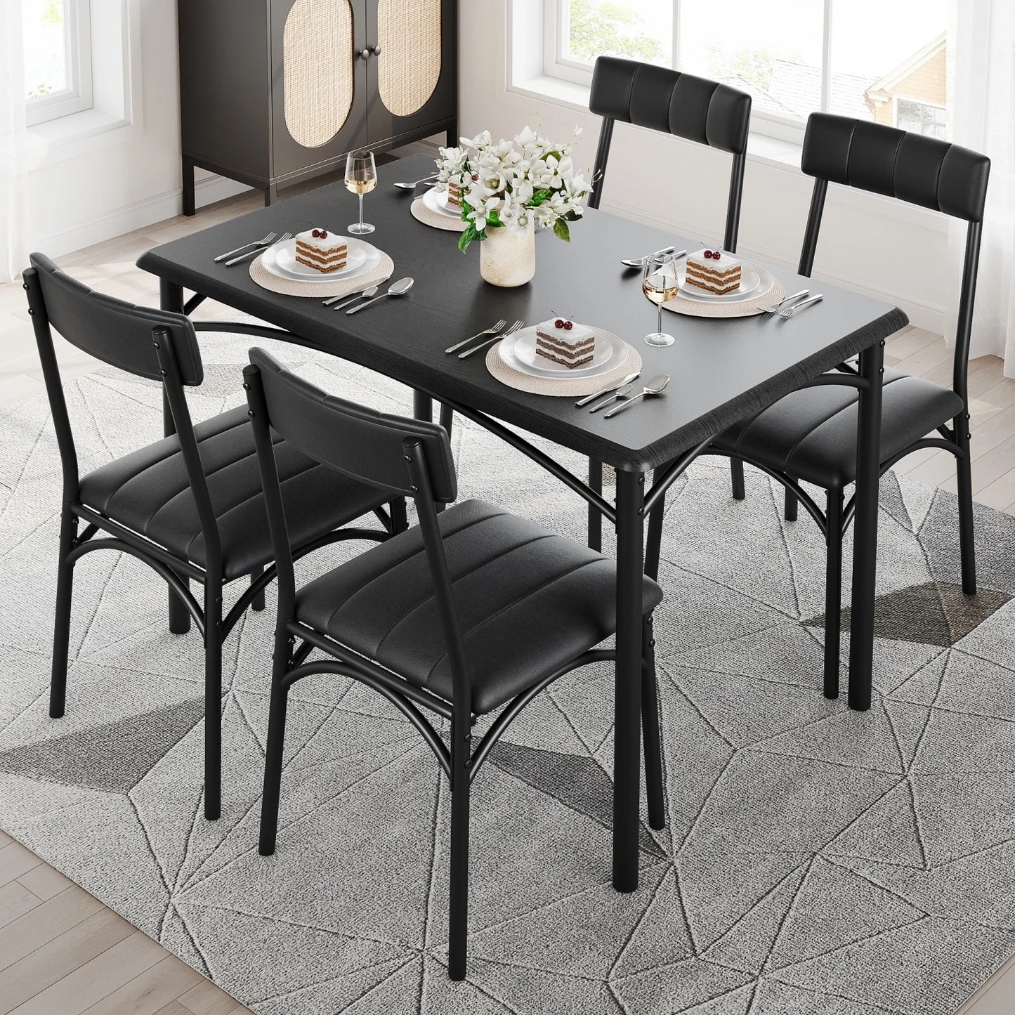 5 Piece Dining Room Furniture Set