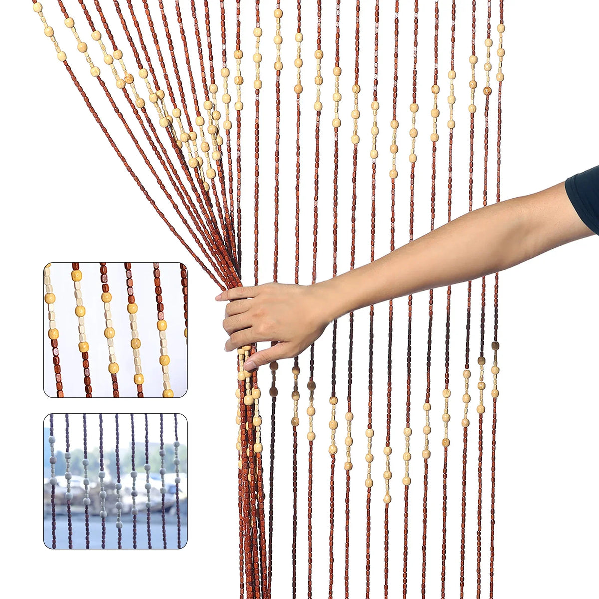 90x175CM 27 Lines Door Curtain