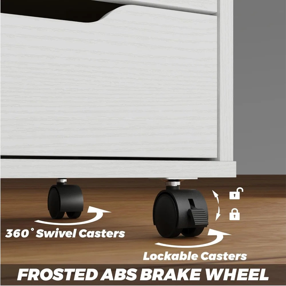 5-Drawer Wooden Storage Cabinet