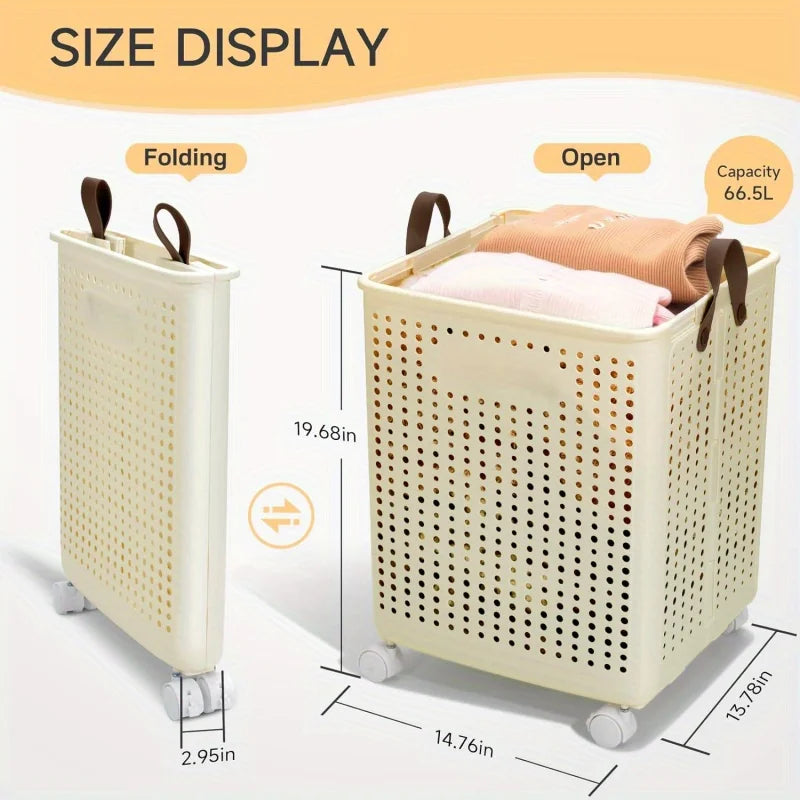 66.5L Foldable Laundry Basket