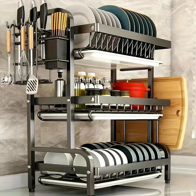 Three-Tier Countertop Rack