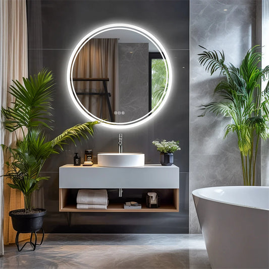 Intelligent Illuminate Round Mirror