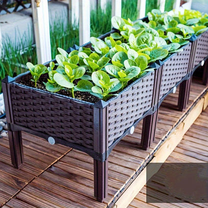 Plastic Raised Planter Box