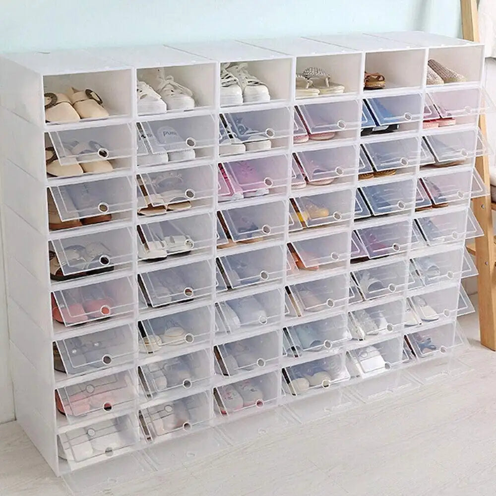 20PCS/24PCS Foldable Flip Shoe Boxes Set