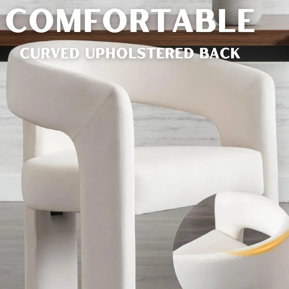 Velvet-Covered Dining Chair