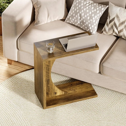 C Shaped End Table for Sofa & Bedroom