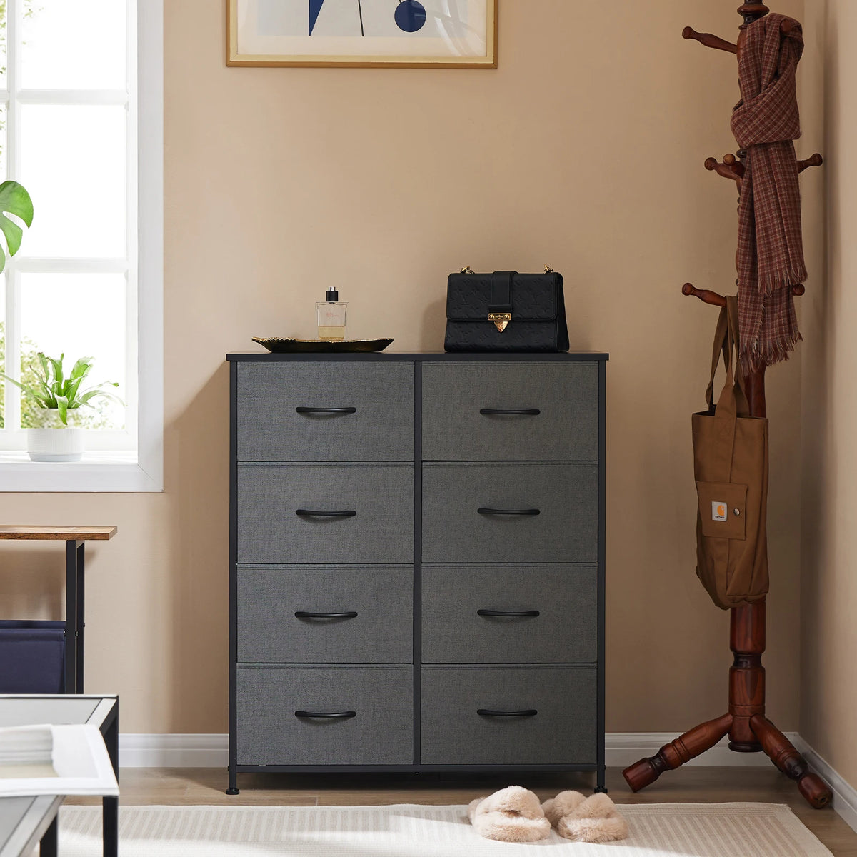 Fabric 8 Drawers