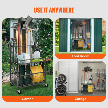 16 Slots Garden Tool Organizer
