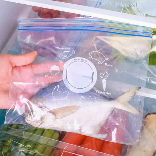 50Pcs Heavy-Duty  Freezer Bags