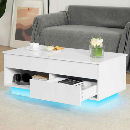 LED Lift Coffee Table