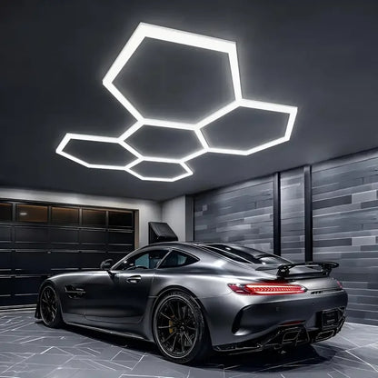 25 Pack Hexagon LED Garage Light