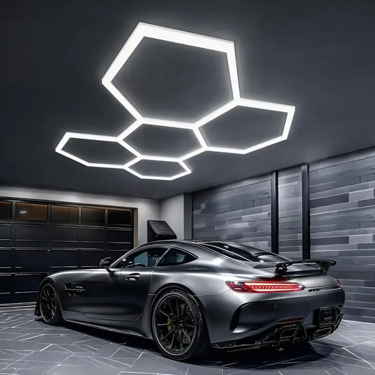 25 Pack Hexagon LED Garage Light